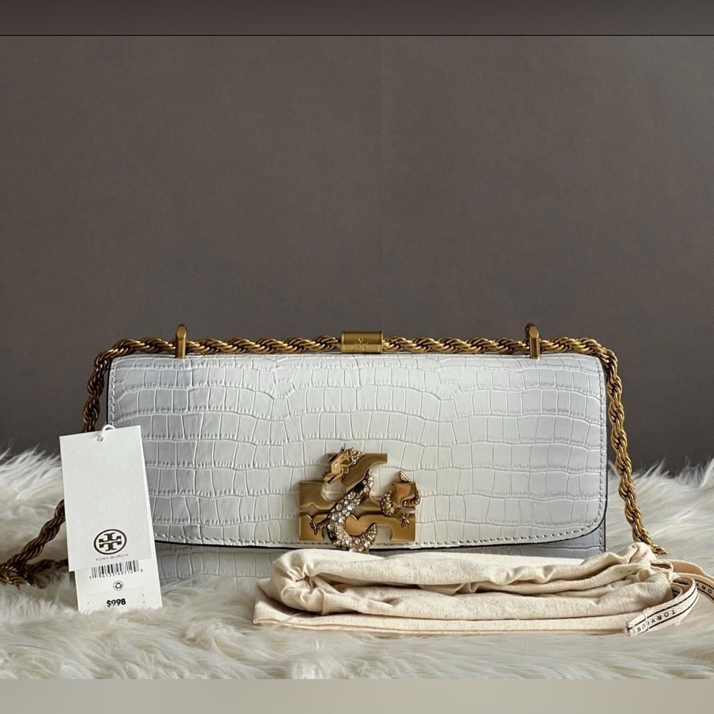 154786 - Tory Burch Eleanor Embossed Rectangular Bag